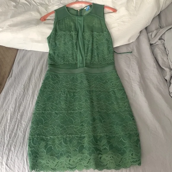 Guess green lace dress